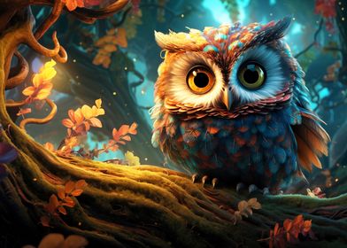 owl animal art