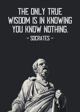 Socrates Quote on Wisdom