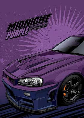 nissan midnight purple 