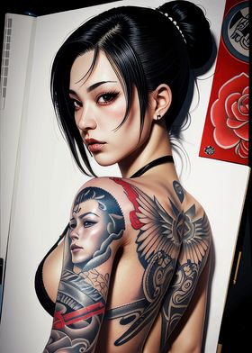 girl tatto fantasy