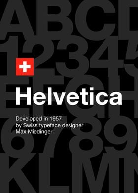 Helvetica font 1957