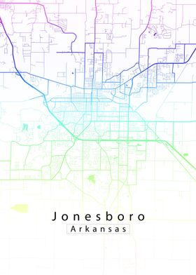 Jonesboro Arkansas Map