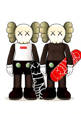 Kaws X Supreme