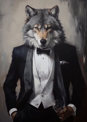 Wolf in a Tuxedo