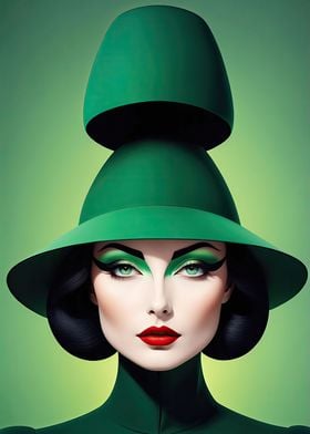 Green Bauhaus Goddess