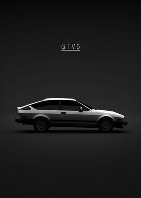 Alfa Romeo GTV6  White