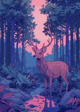 Deer in Forest