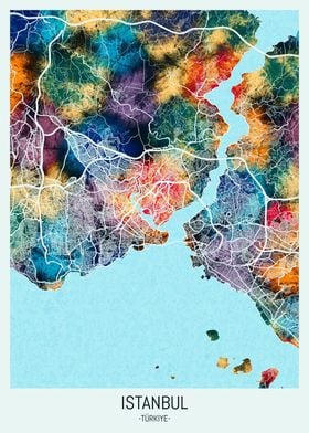 Istanbul Turkey Map