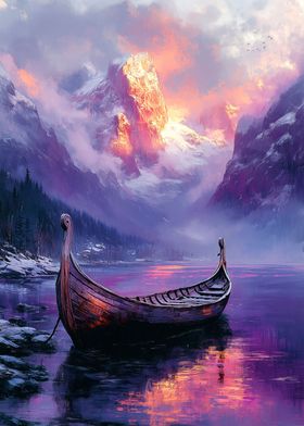 Purple Nordic Sunset