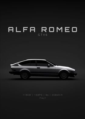 1986 Alfa Romeo GTV6 White