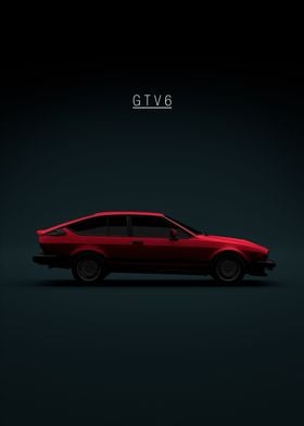 1986 Alfa Romeo GTV6 Red