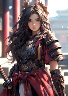 Cute Samurai Girl