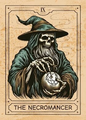 Necromancer Tarot Card