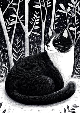 Monochrome Nature Cat