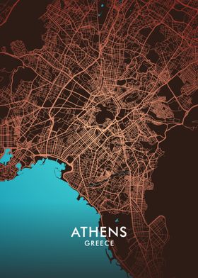 Athens City Map