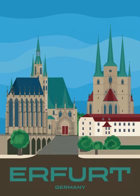 erfurt cityscape