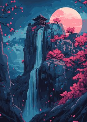 Japanese Castle Landscape