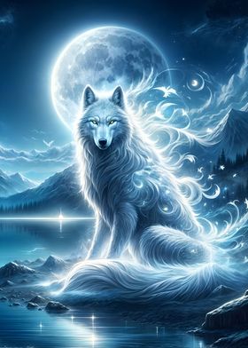 Mystical wolf