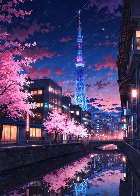 The Tokyo Skytree Neon