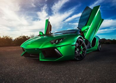 Lamborghini green