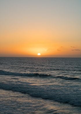 Serene Ocean Sunset