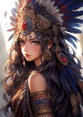 Beautiful Warrior Girl