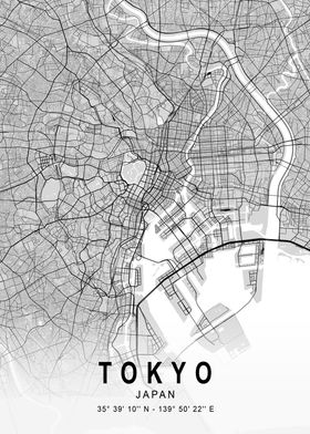 Tokyo Light Map