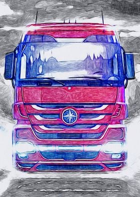 Truck drawing