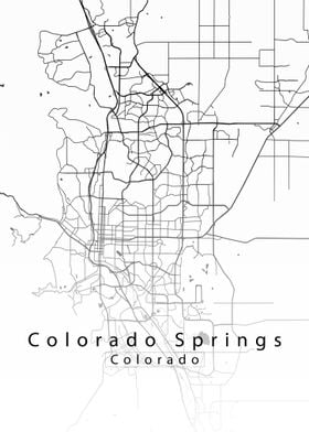 Colorado Springs City Map