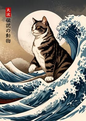 Great Wave of Cat