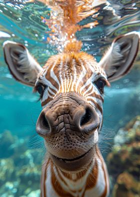 Zebra Underwater