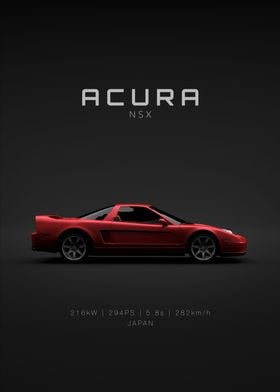 Acura NSX 2005 Red Specs