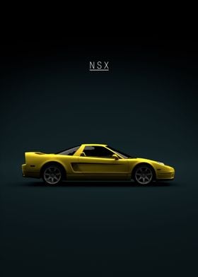 Acura NSX 2005 Yellow