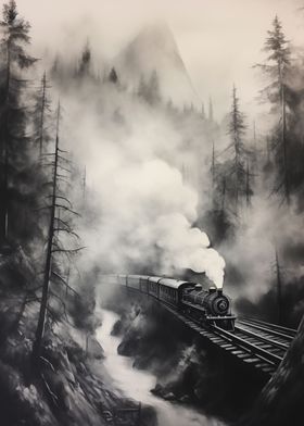 Locomotive Train Nature