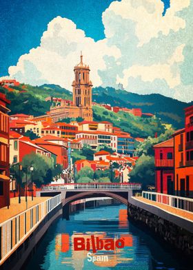 Bilbao Art Poster