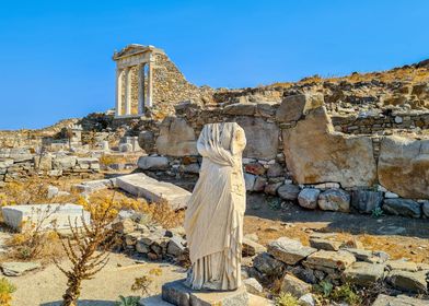 Delos Island on Cyclades