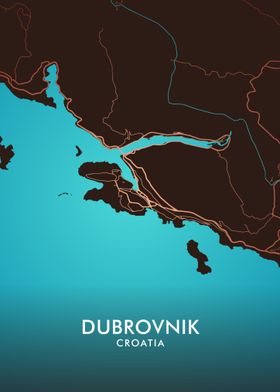 Dubrovnik City Map