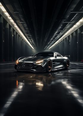 Mercedes AMG GT Racing car