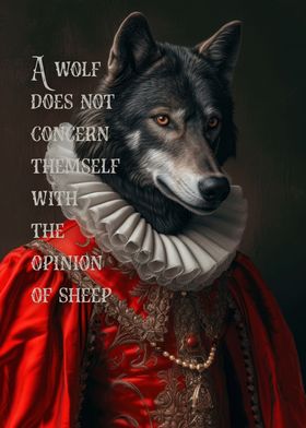 A wolf does not concern 