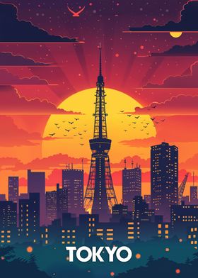 Tokyo Sunset Tower