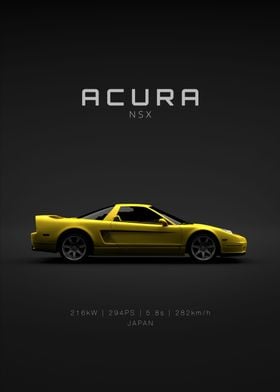 Acura NSX 2005 Yellow Spec