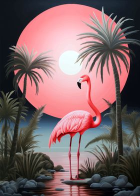 TROPICAL FLAMINGO LANDSCAP