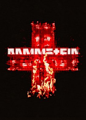 rammstein fire art