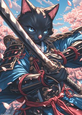 Samurai Bombay Cat Poise