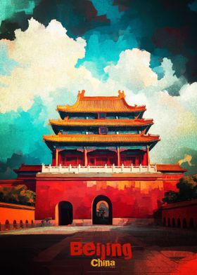 Beijing Art Poster