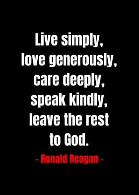 motivation ronald reagan