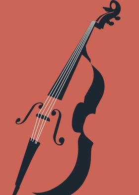 Elegant Bass Silhouette