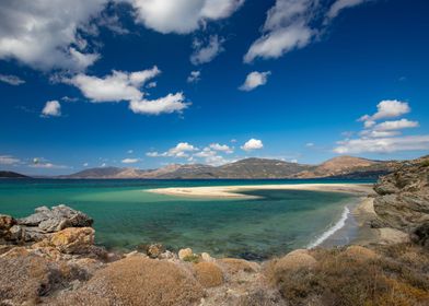 Coast of a Greek island