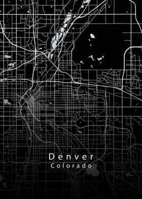 Denver Colorado City Map