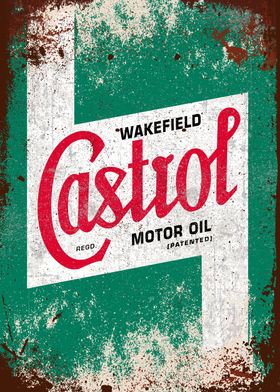 Castrol 1946 oil sign